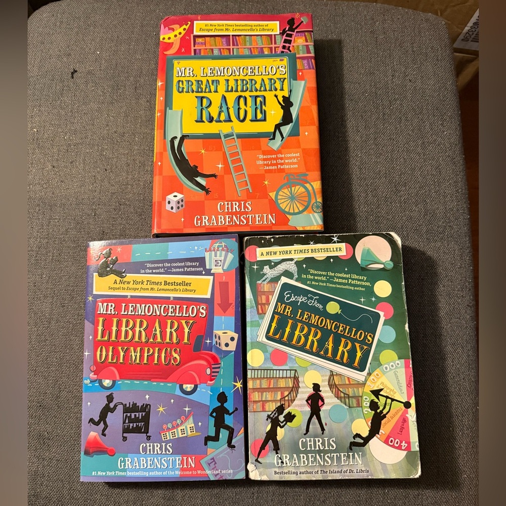 Mr. Lemoncello's Library Book Set by Chris Grabenstein